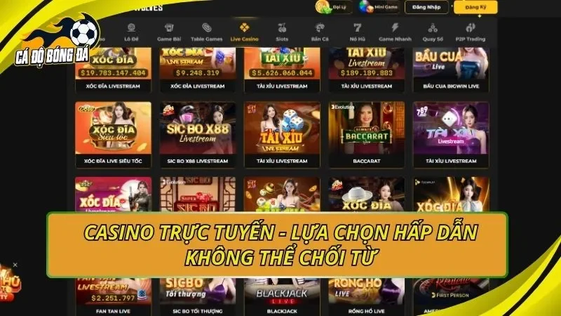 Casino trực tuyến - Lựa chọn hấp dẫn không thể chối từ