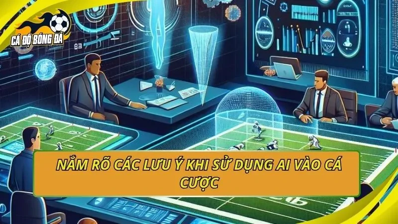 Nắm rõ các lưu ý khi sử dụng AI vào cá cược
