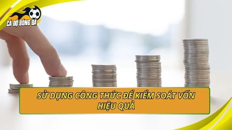 Sử dụng công thức để kiểm soát vốn hiệu quả